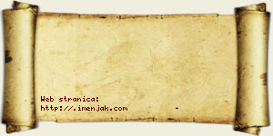 Isak Ćatić vizit kartica